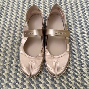 Nike SKIMS Women’s Rose Gold Mary-Jane Flats
